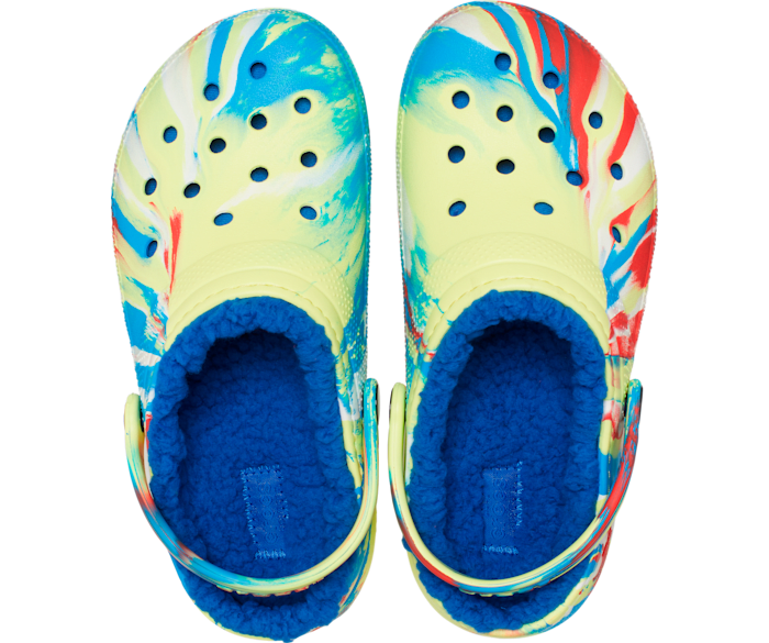 Fur lined crocs kids store
