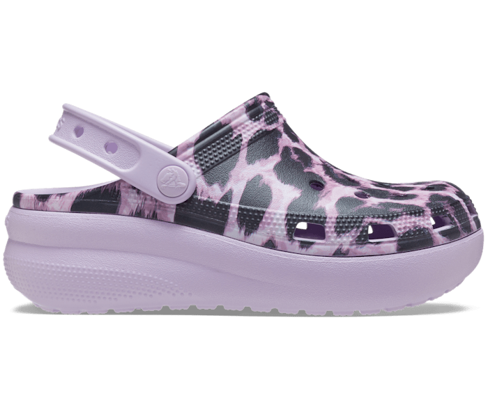 Kids leopard print sale crocs