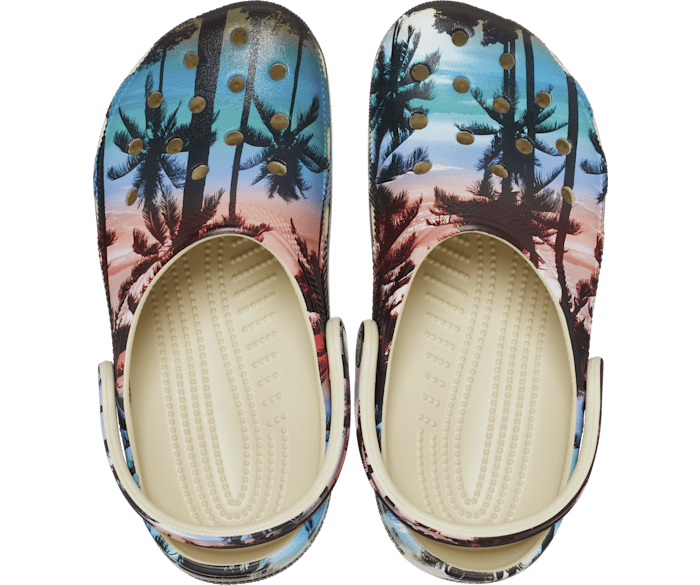 Tropical print crocs best sale