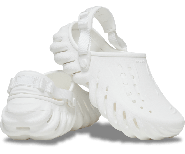 Size 4 top white crocs