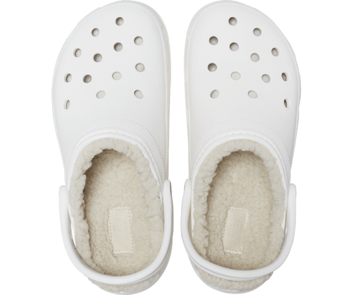 Platform shop white crocs