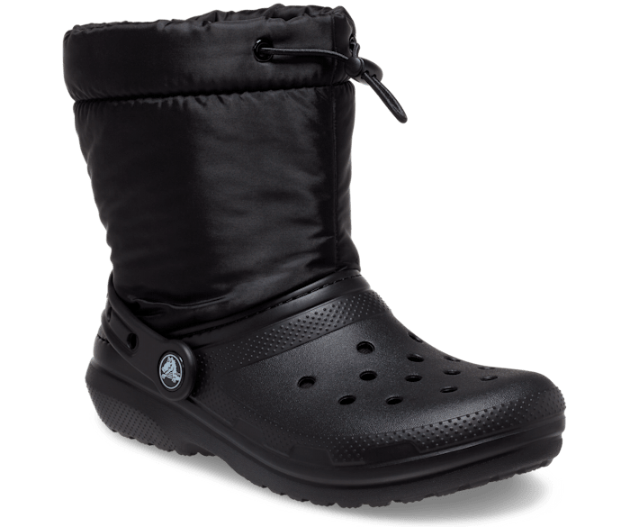 Puff lined crocs cheap