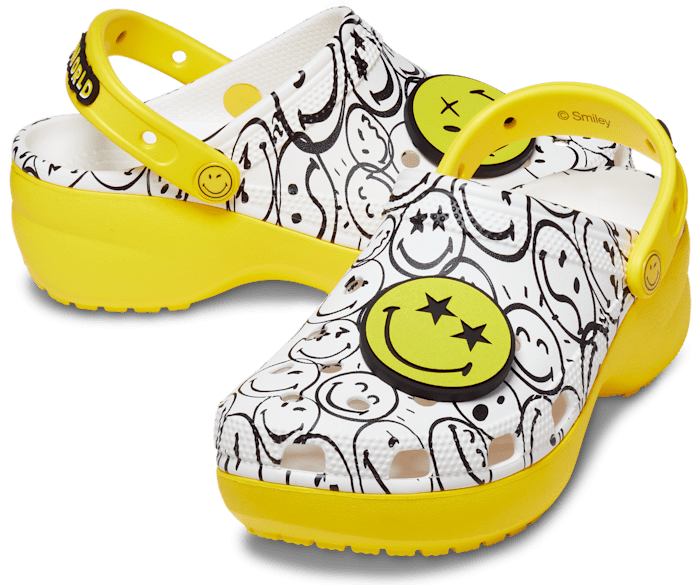 クロックス Crocs メンズ クロッグ シューズ・靴 Classic Translucent Smiley Clog Multi  DTlBF6qw5R, シューズ - urbanoeng.com.br