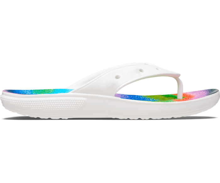 Crocs tie dye online flip flops