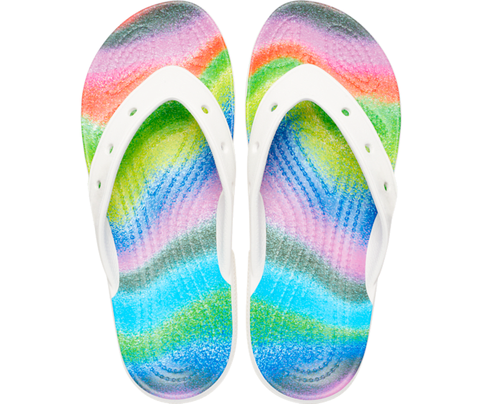 Crocs tie dye online flip flops