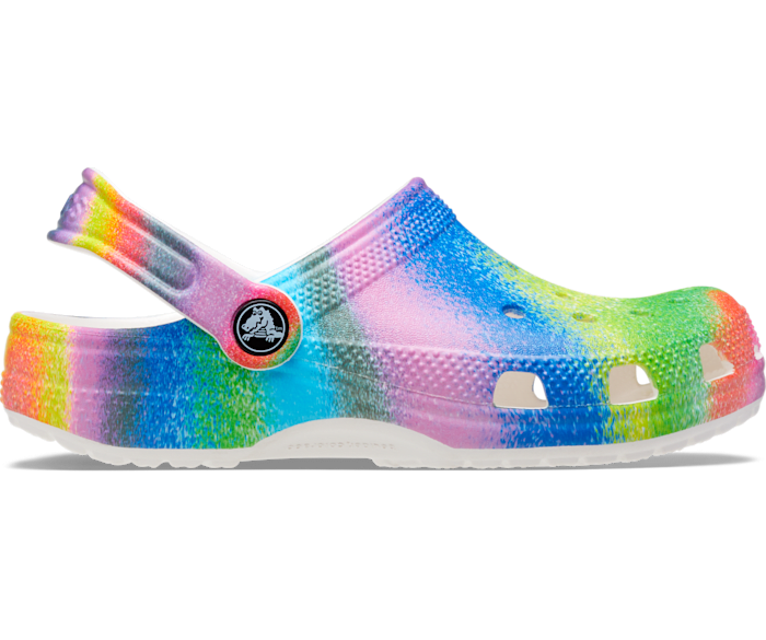 Tie dye 2025 clogs crocs