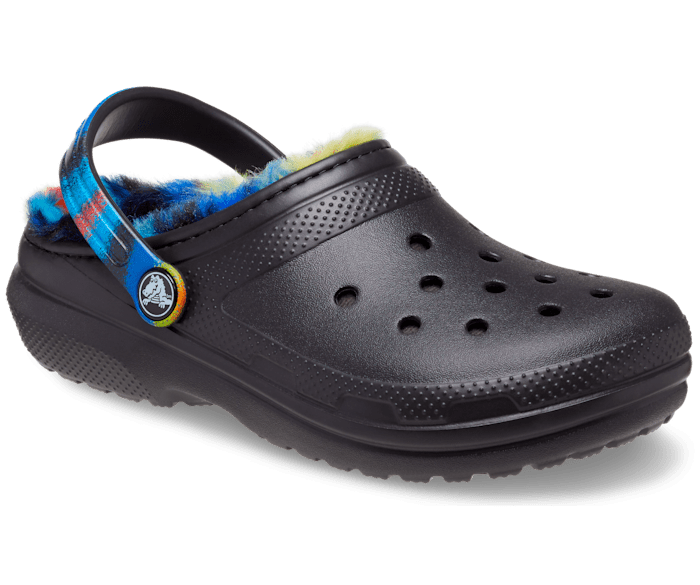 Kids fur hotsell crocs