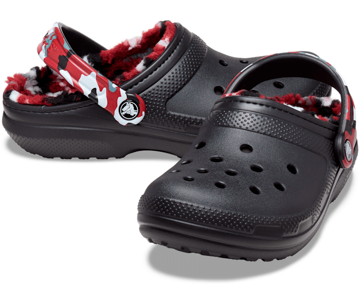 Mens camo shop lined crocs