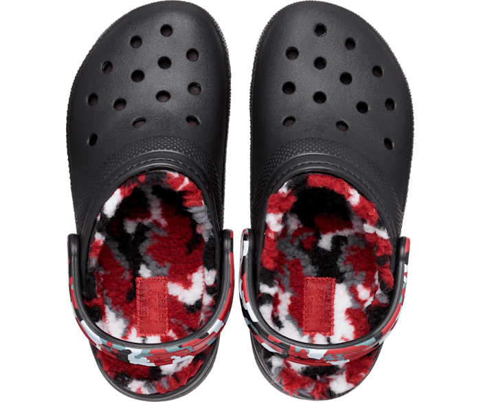 Fuzz lined best sale camo crocs