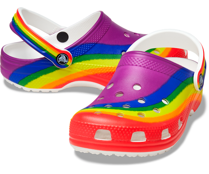 Classic Rainbow Dye Clog