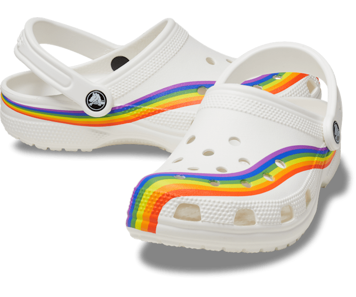 Classic Rainbow Dye Clog