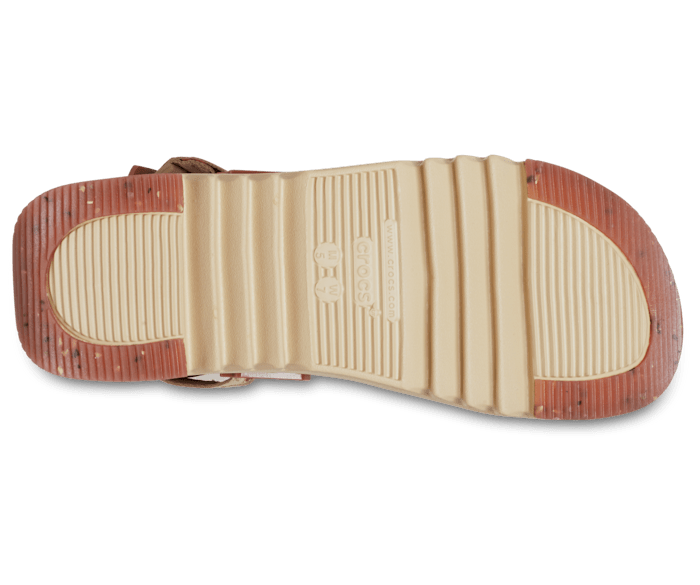 Red shop bottom crocs