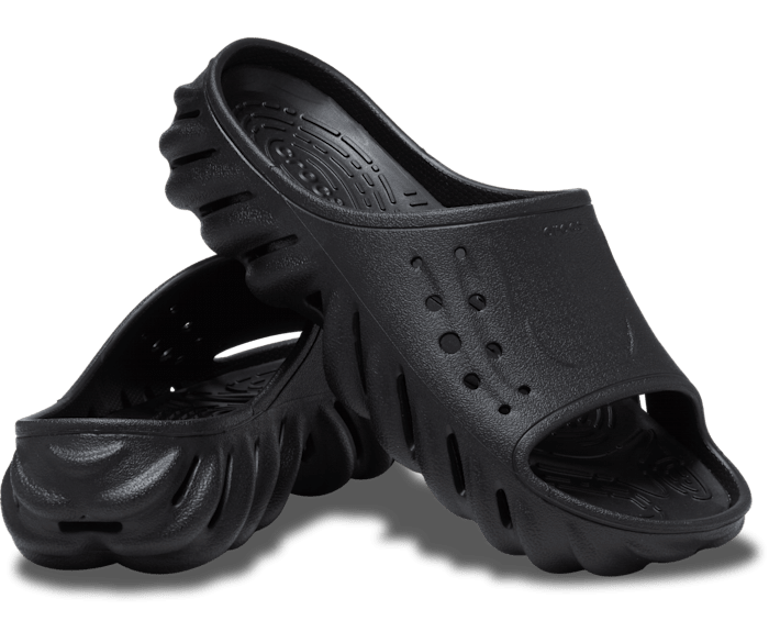 Black croc slides store