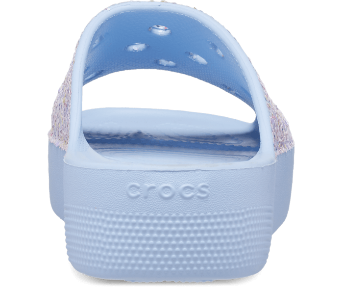 Crocs on sale plataforma glitter