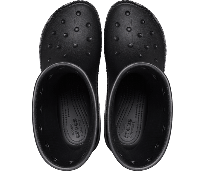 crocs crush boot black レインブーツ mono サンダル