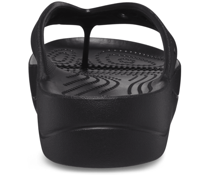 Crocs Baya Platform Flip Black W8