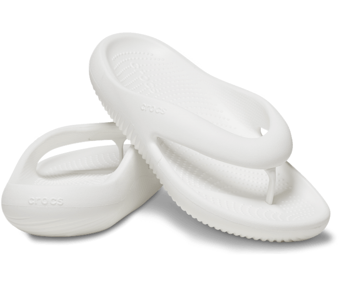 Cheap crocs top flip flops