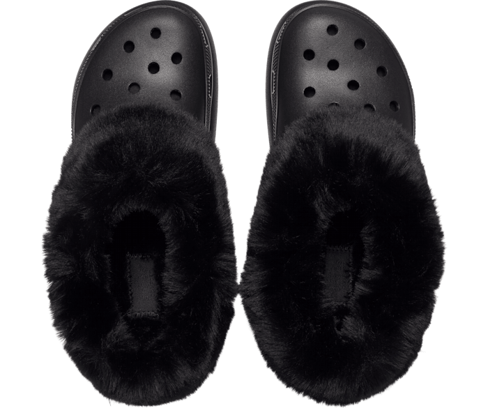 Solid black crocs 2025