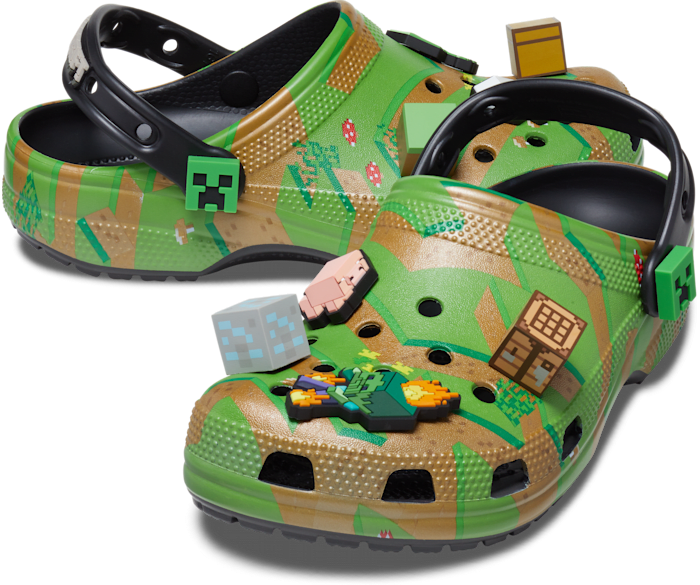 Minecraft crocs hot sale