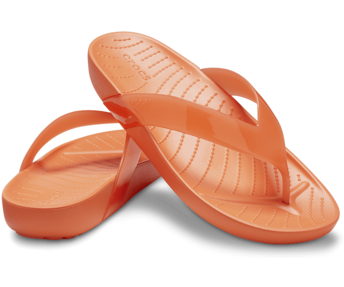 Croc style flip store flops