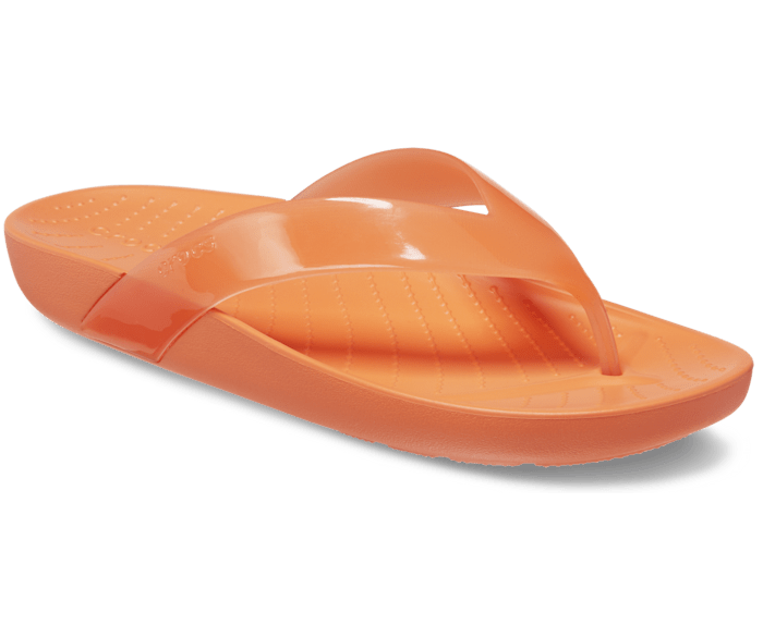 Orange womens crocs deals