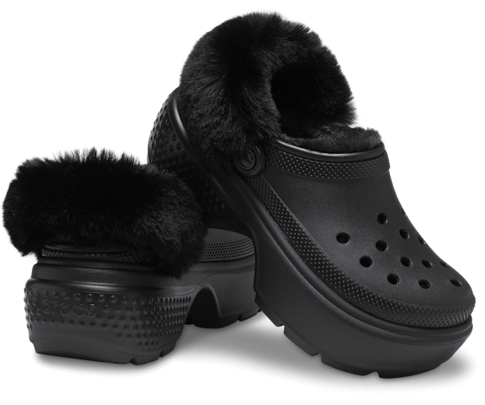 Crocs clogs with fur outlet