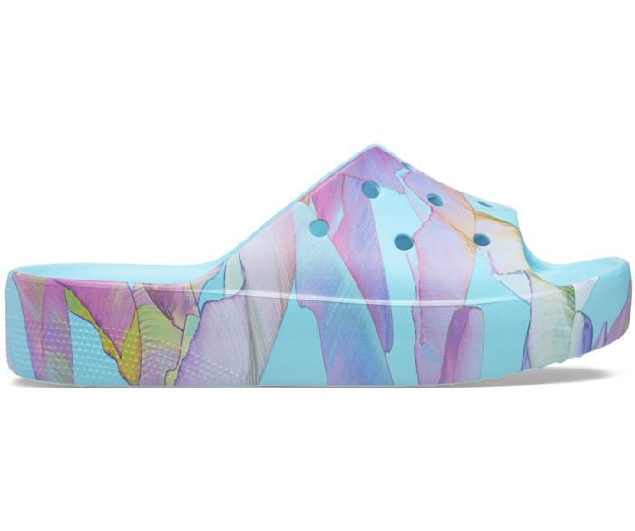 Platform rainbow crocs 2025