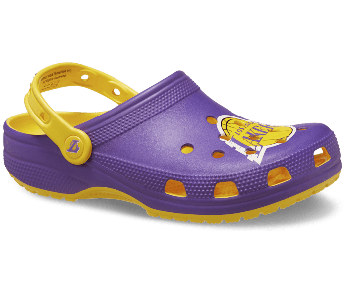 Purple and gold crocs 2025