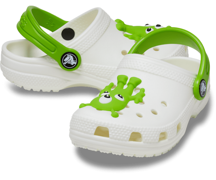 Toddler Classic Glow in the Dark Alien Clog