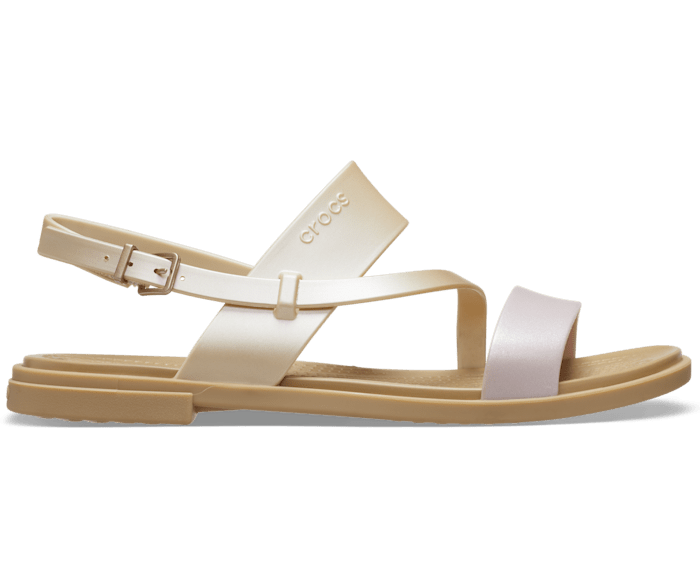 Crocs Tulum Shimmer Strappy Sandal W Crocs