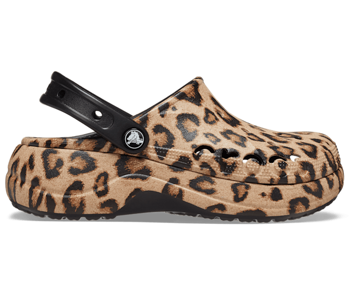 Womens leopard on sale print crocs