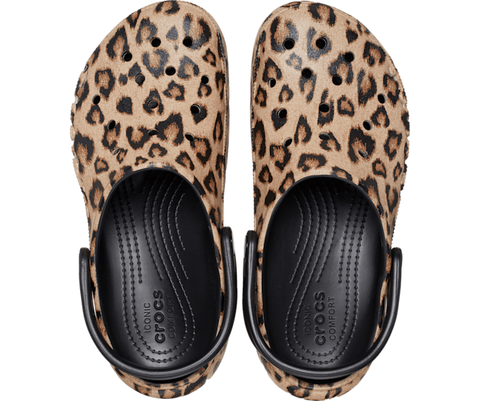 Leopard crocs size 8 store