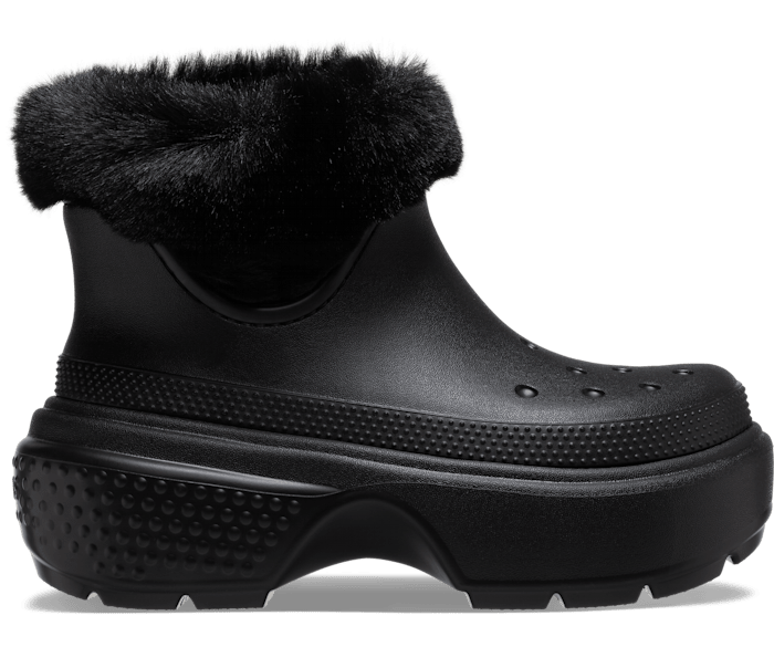 Croc boots on sale with fur