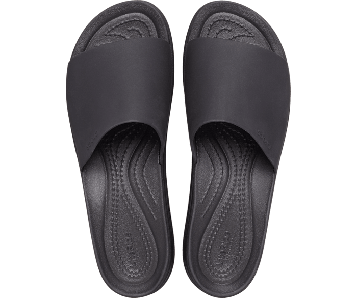 Crocs metallic slide top