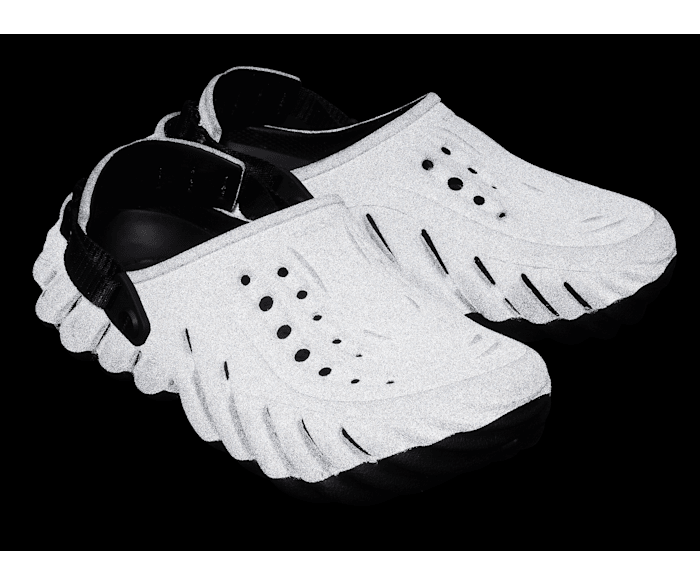 Black white crocs hotsell