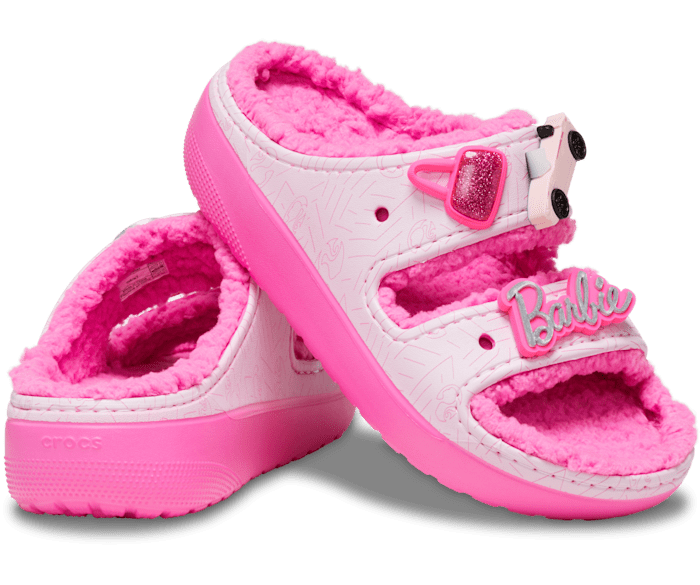 Pink croc 2025 slippers