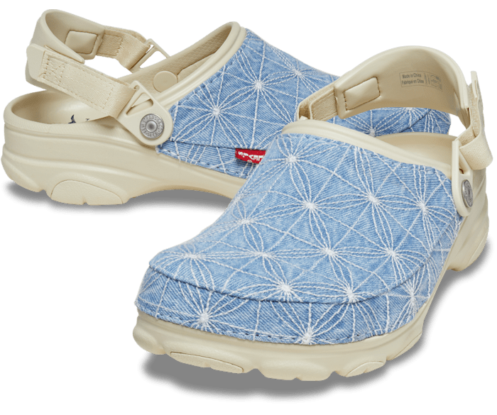 Denim crocs sale