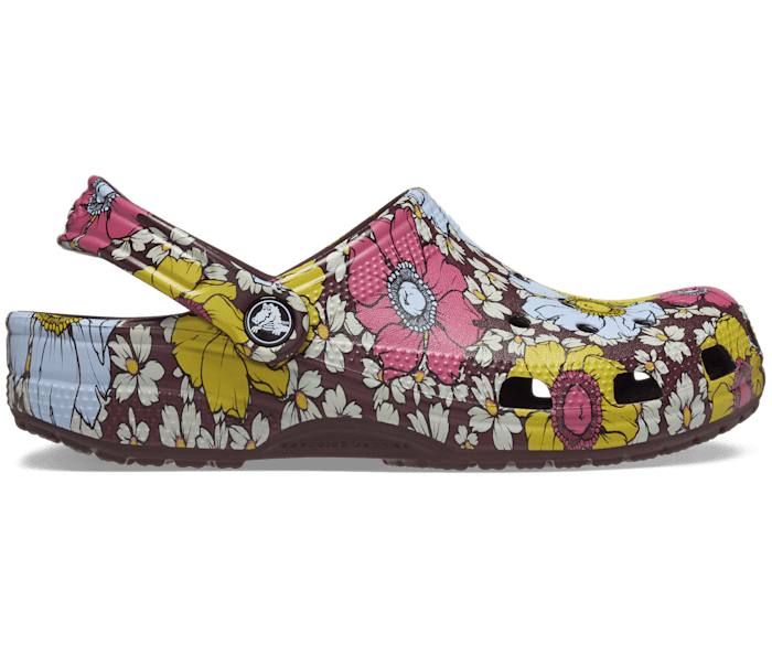 Womens shop floral crocs