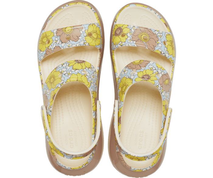 Crocs floral sandals cheap