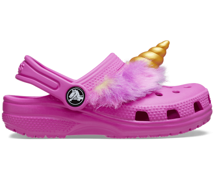 Girls 2024 unicorn crocs