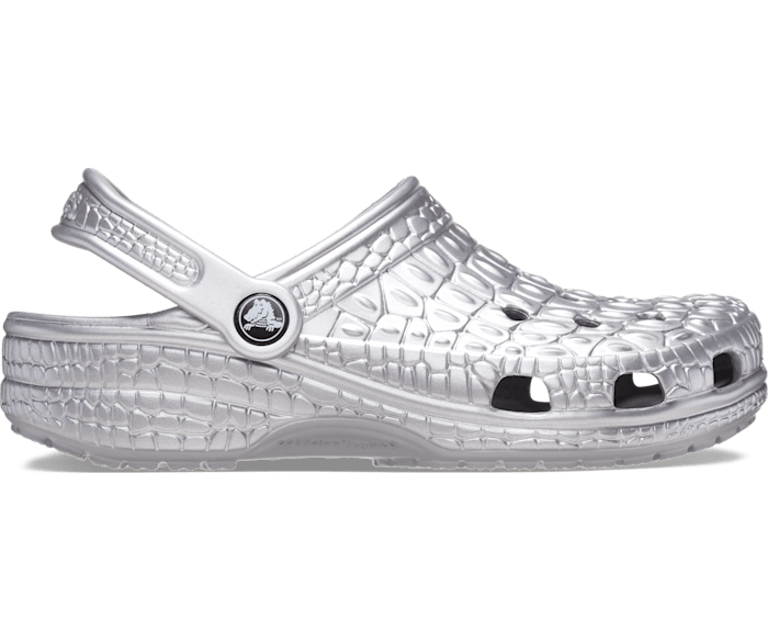 Classic metallic clog online