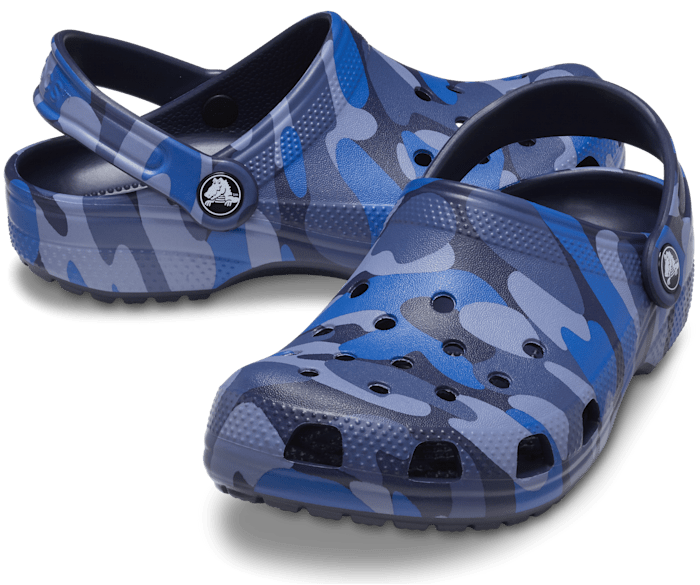 Crocs blue camo sales