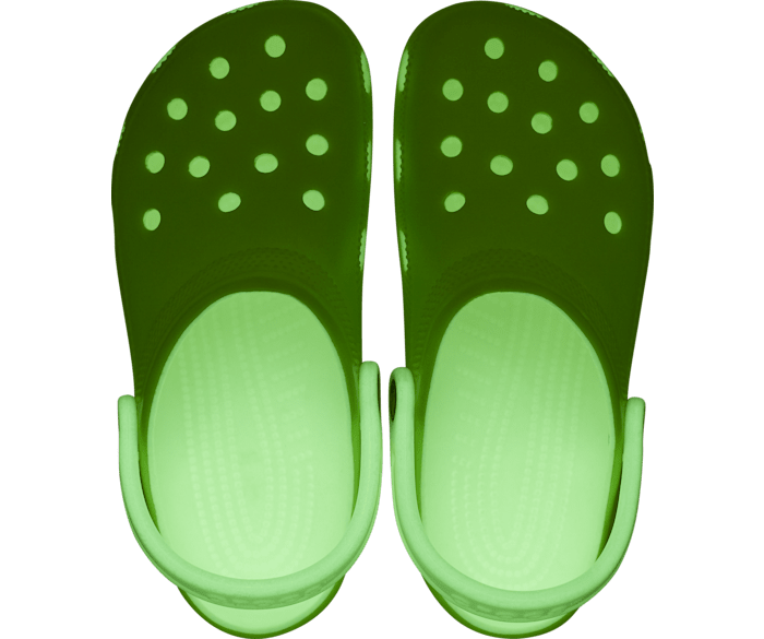 Toddler Classic Glow in the Dark Clog Crocs
