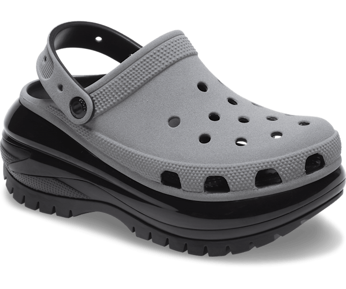 White and gray clearance crocs