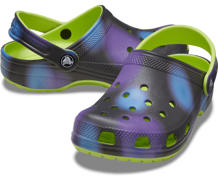 Purple crocs kids outlet