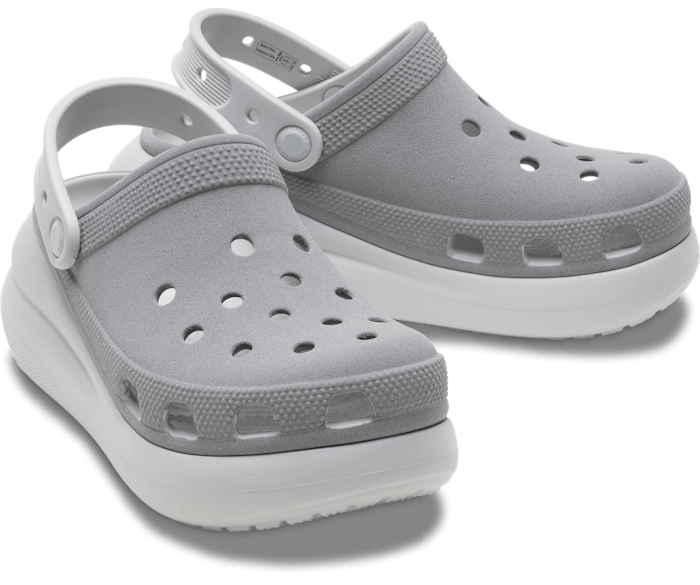 White and gray clearance crocs