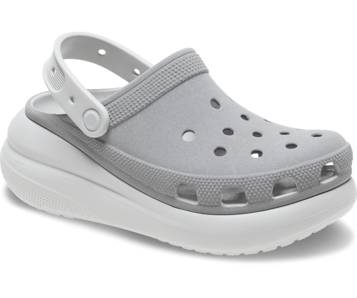 White and gray clearance crocs