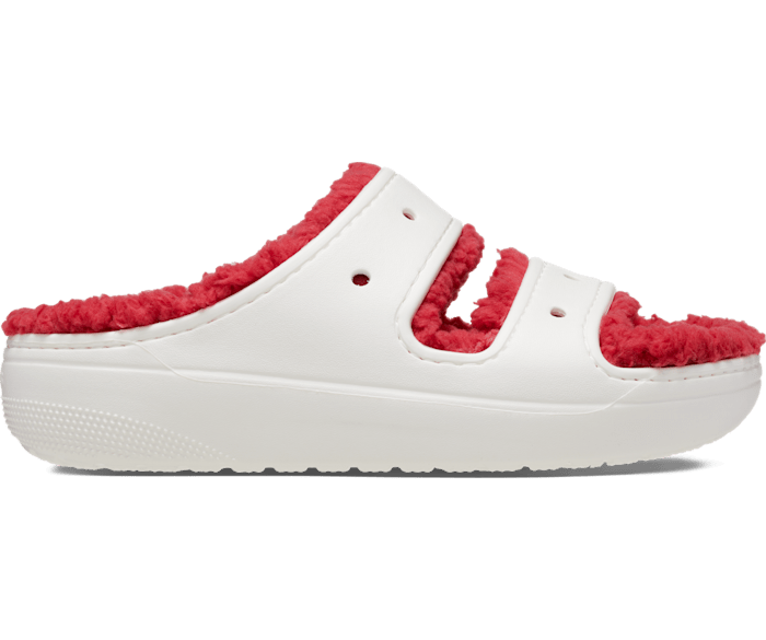 Holiday lined crocs top