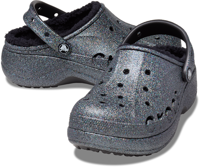 Womens sparkly hotsell crocs