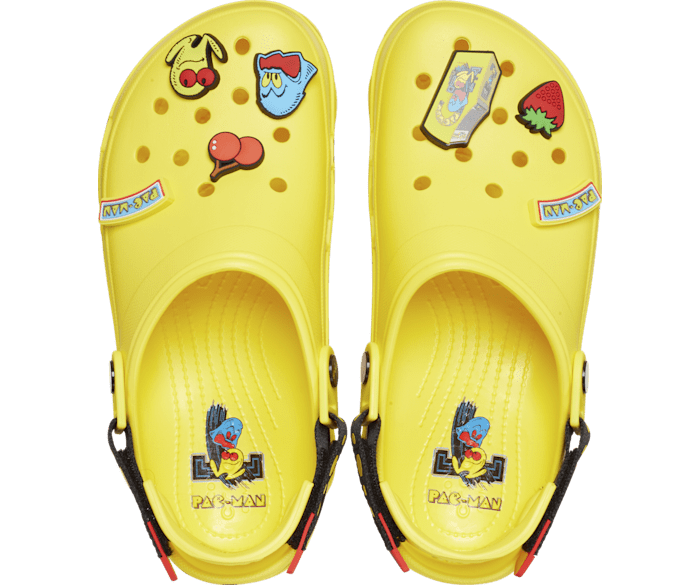 Yellow crocs with jibbitz deals